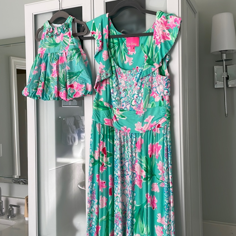 Mommy and Me matching Lilly Pulitzer dresses